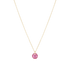 16" Necklace Gold - Reflection Small Charm - 10