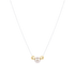 16" Necklace Mixed Metal - Purpose Gold Pearl by enewton