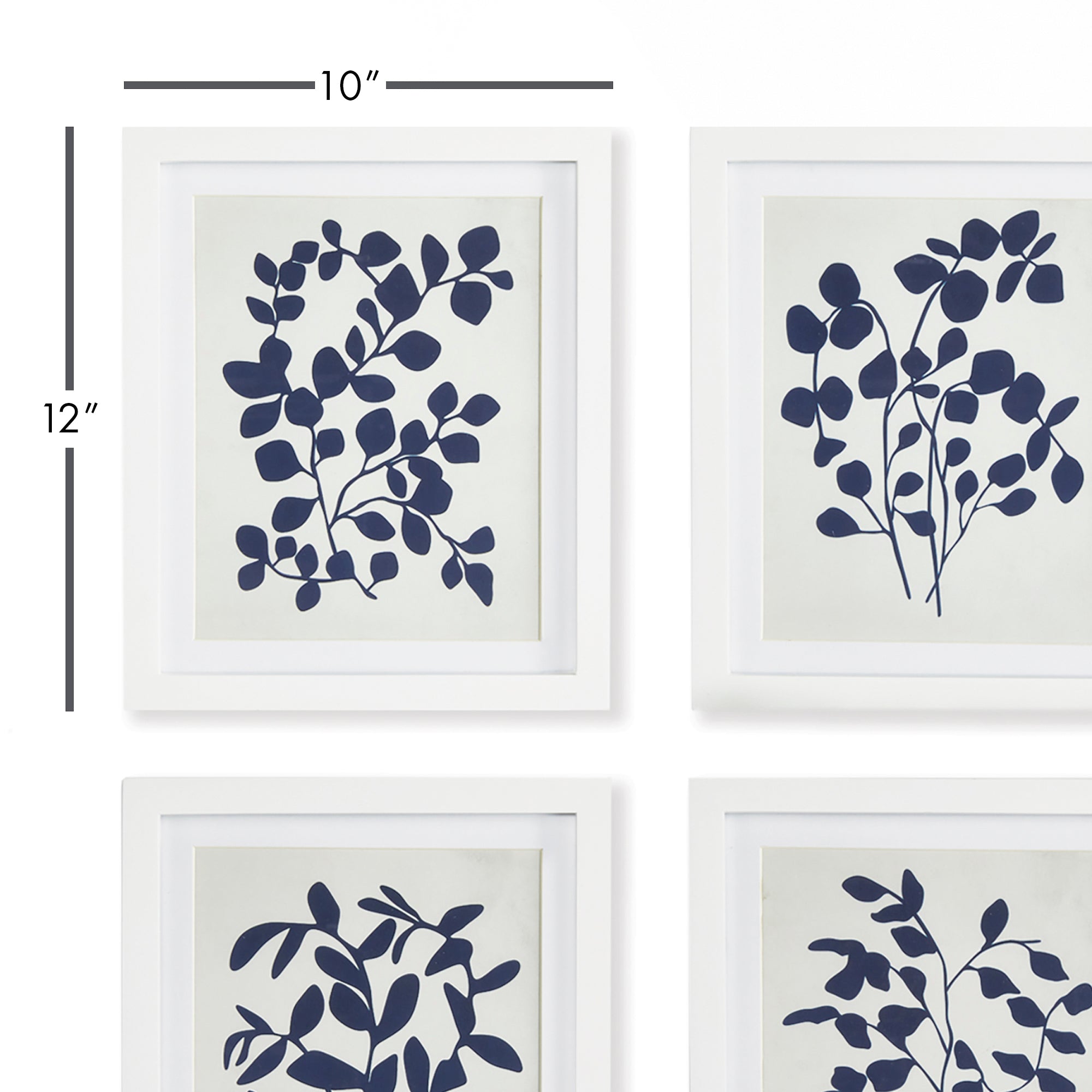 Leafy Vine Prints, Set Of 4 - View 2