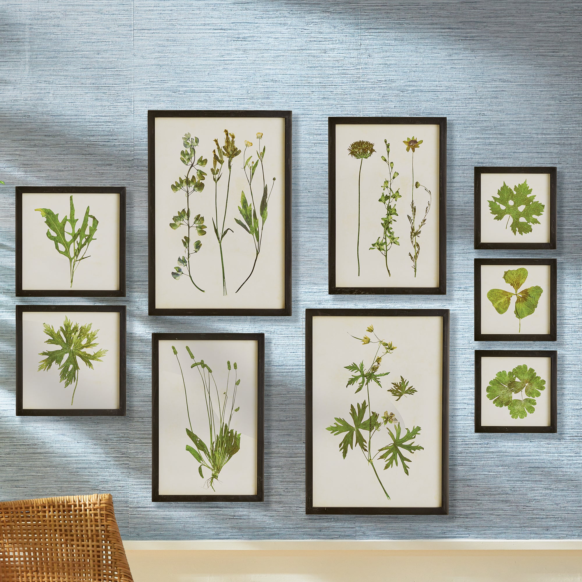FOLIAGE PRINTS, SET OF 9 - view 4
