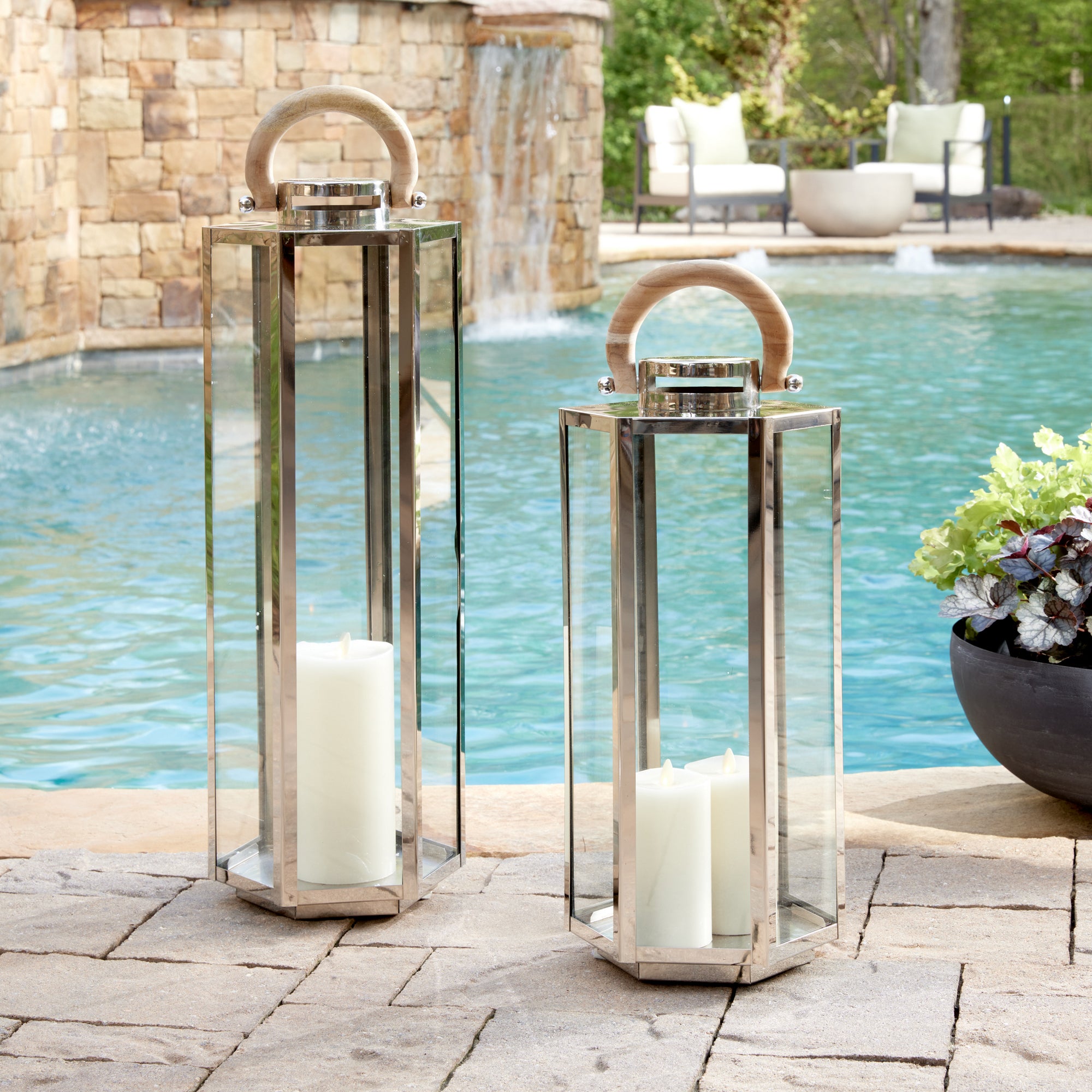 Dockside Outdoor Lantern Small - View 4
