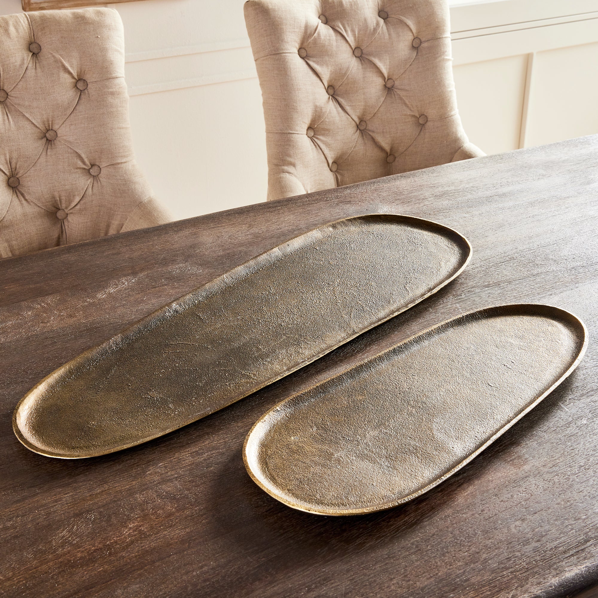 ROSALINE DECORATIVE TRAYS, SET OF 2 - view 4