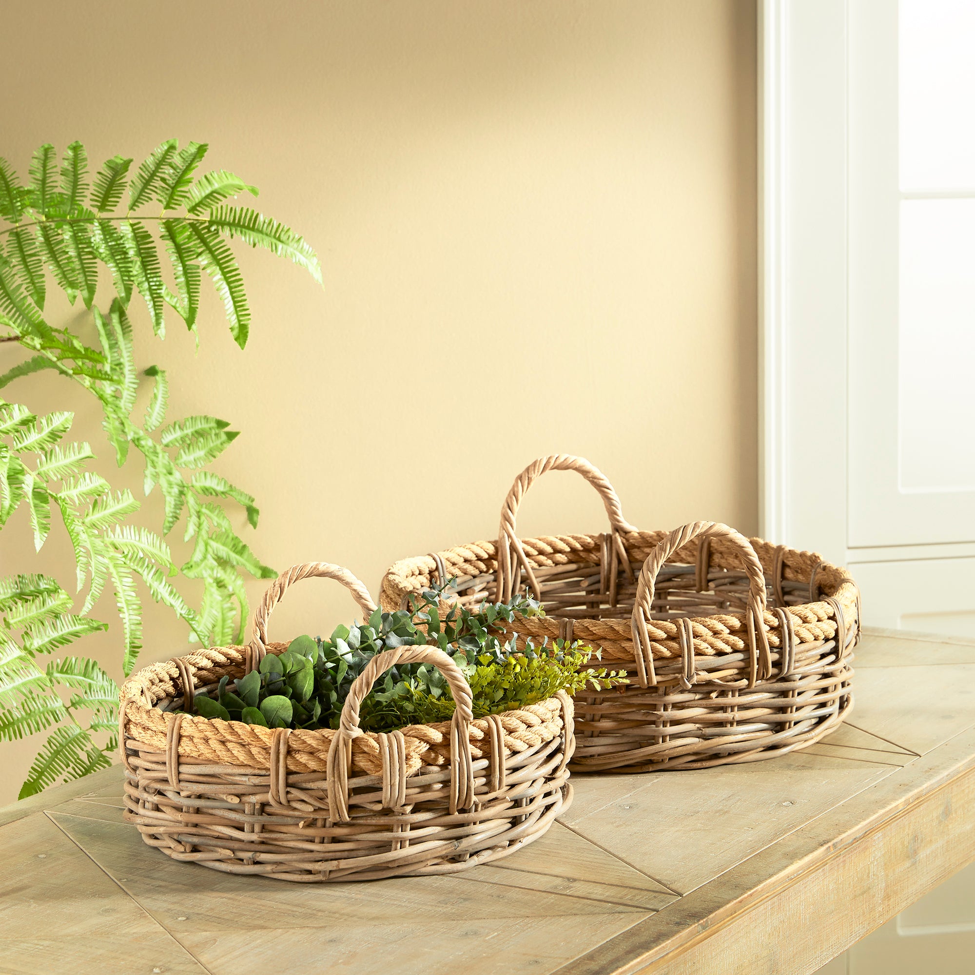 SONOMA LOW BASKETS, SET OF 2 - view 2