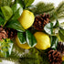 LEMON & MIXED BOTANICALS WREATH 26" - view 4
