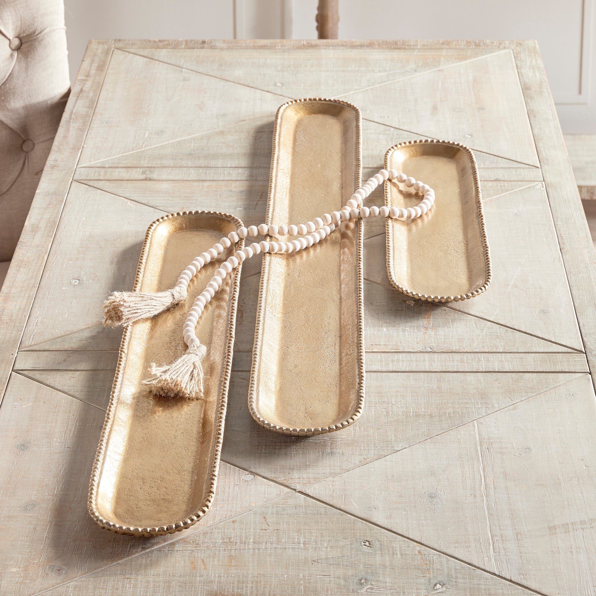 BLAIR DECORATIVE TRAYS, SET OF 3 - view 7