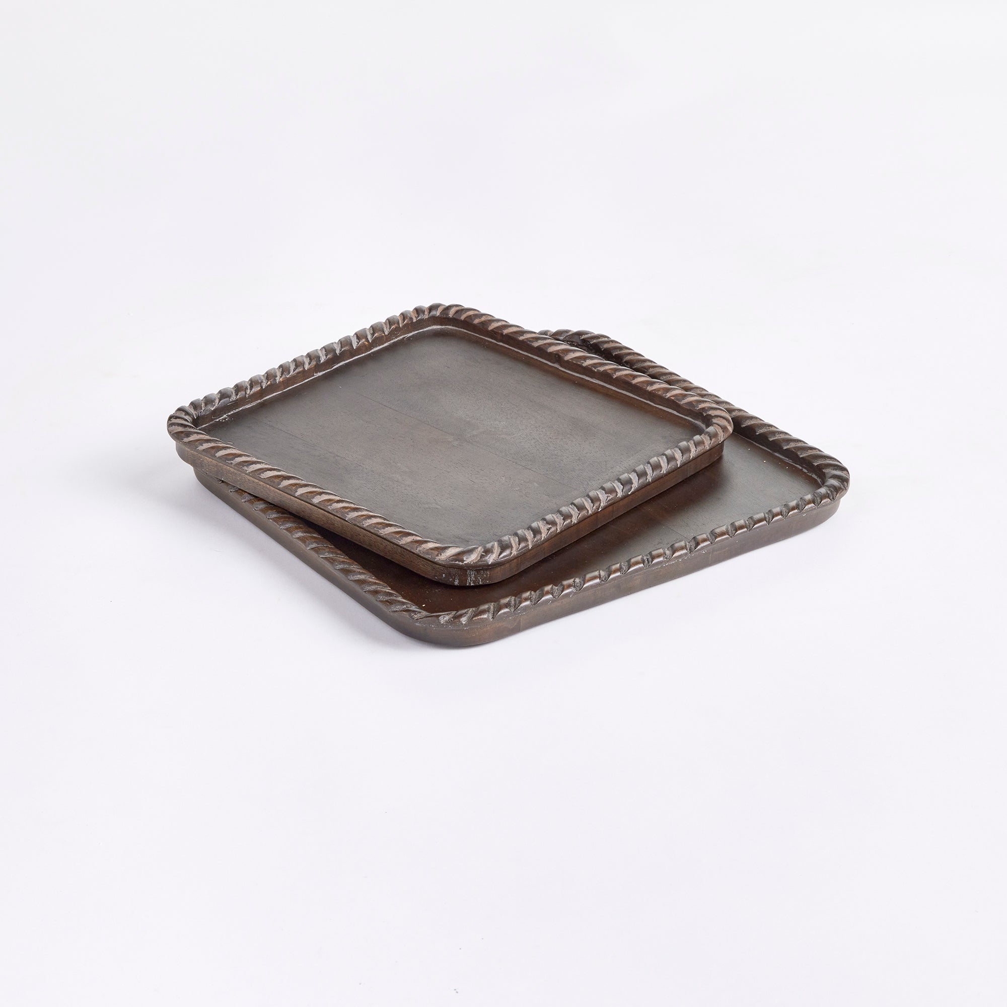 Langley Square Trays, Set Of 2 - View 2