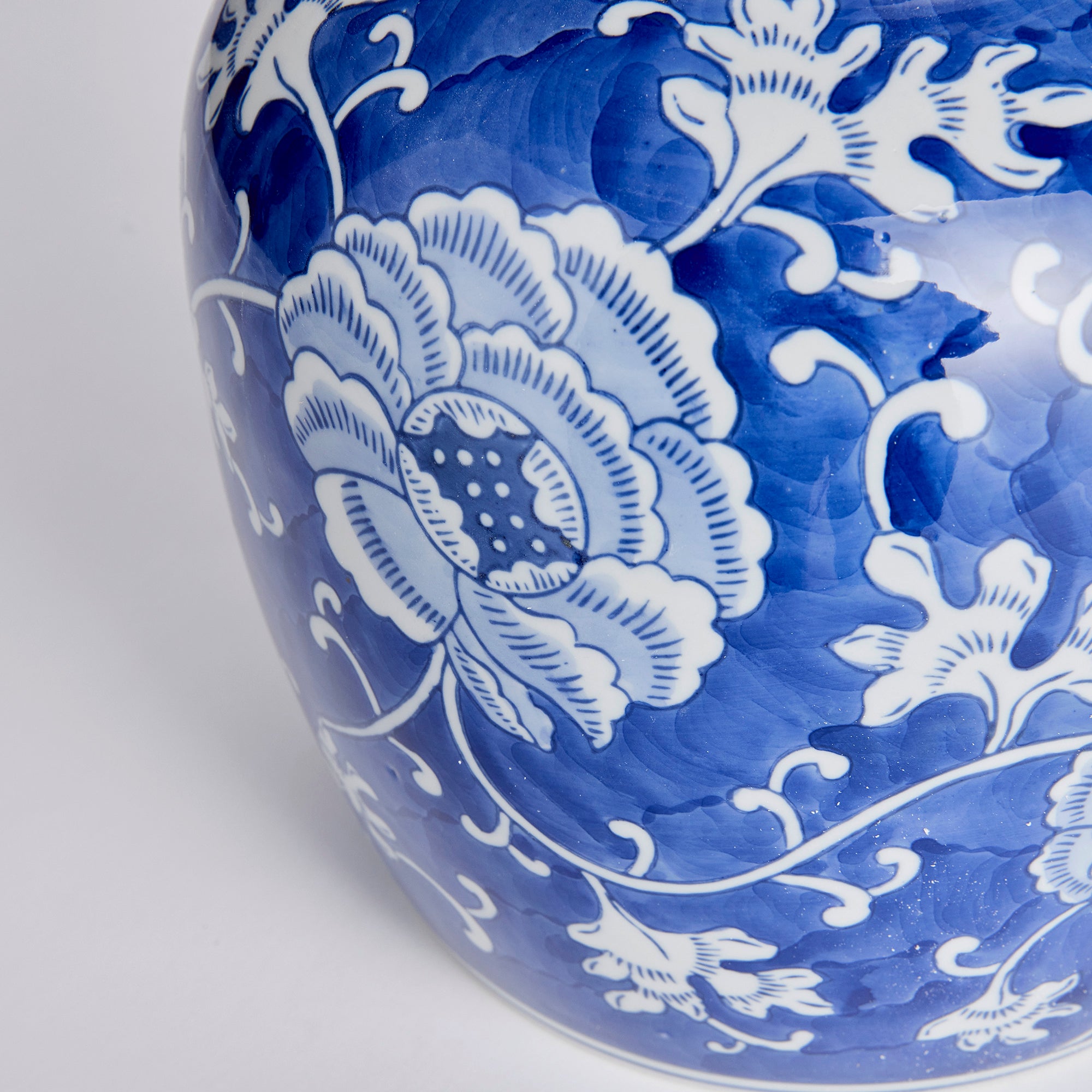 Barclay Butera Dynasty Lotus Lidded Jar - View 3