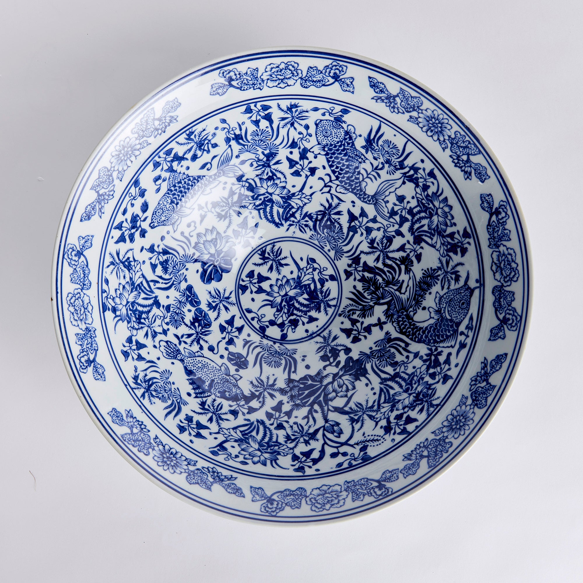 BARCLAY BUTERA DYNASTY KOI DECORATIVE BOWL - view 4