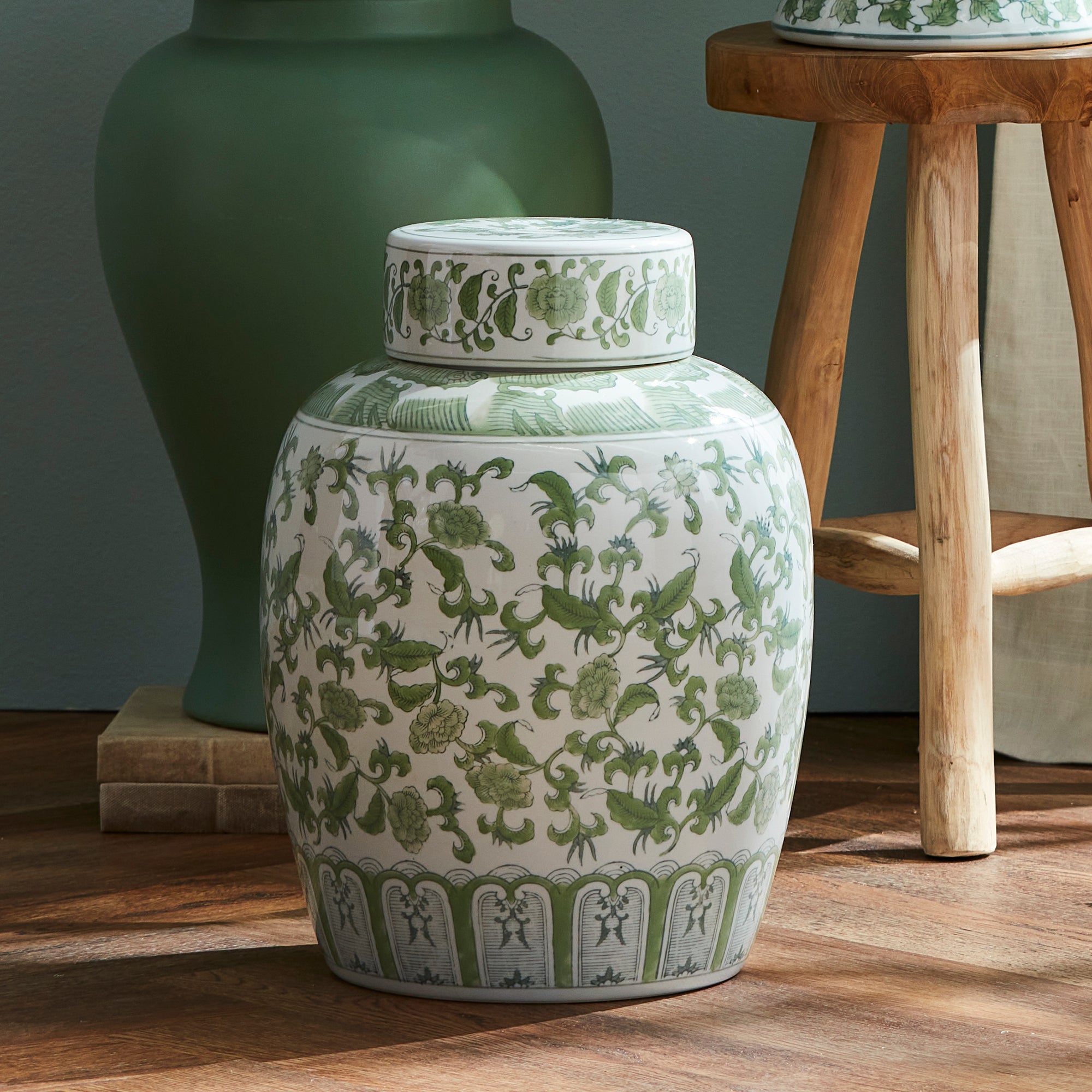 IMPERIAL BLOSSOM LIDDED JAR - view 7