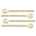 Grove Stirring Spoons, Set Of 4
