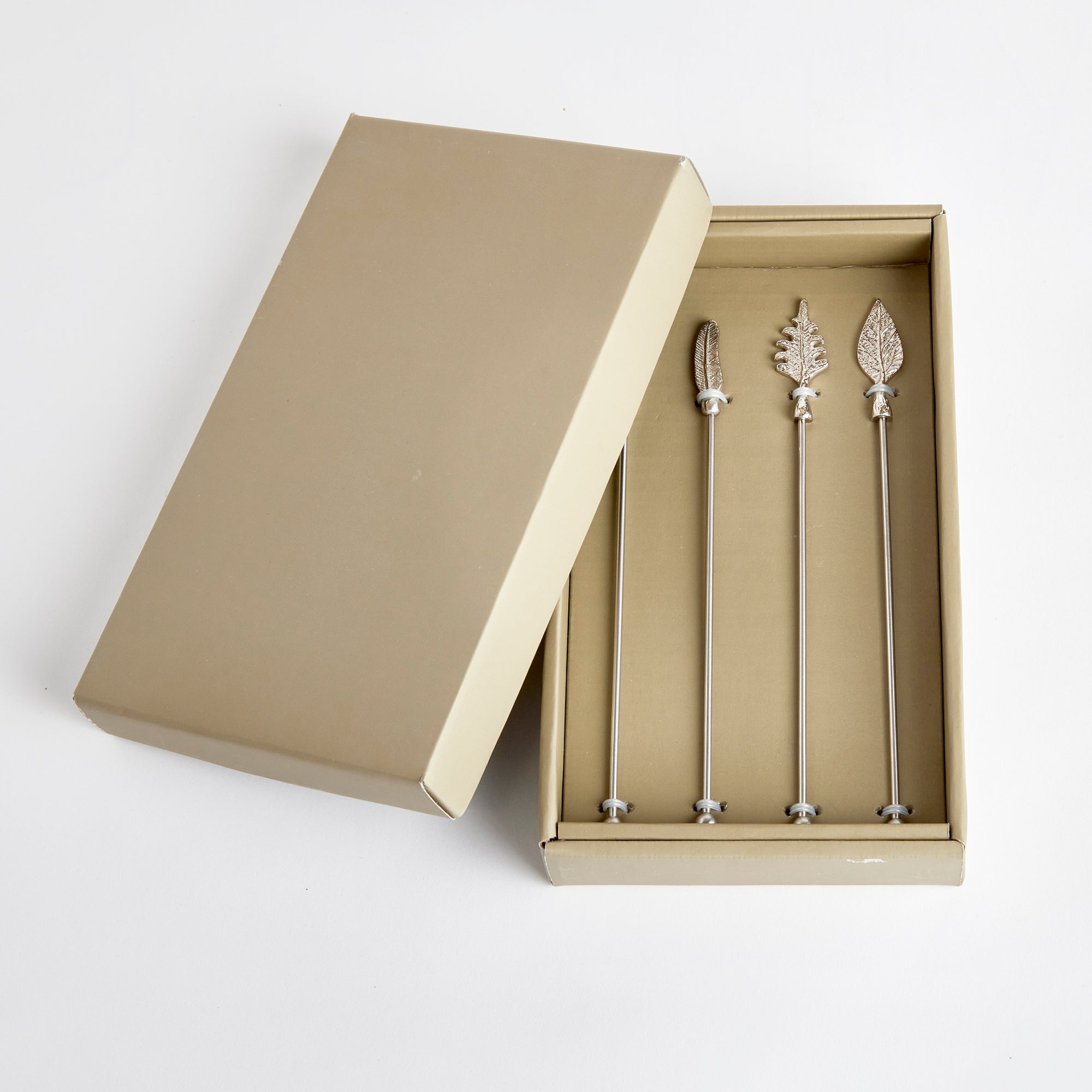 LEAF SWIZZLE STICKS, SET OF 4 - view 2
