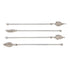 LEAF SWIZZLE STICKS, SET OF 4