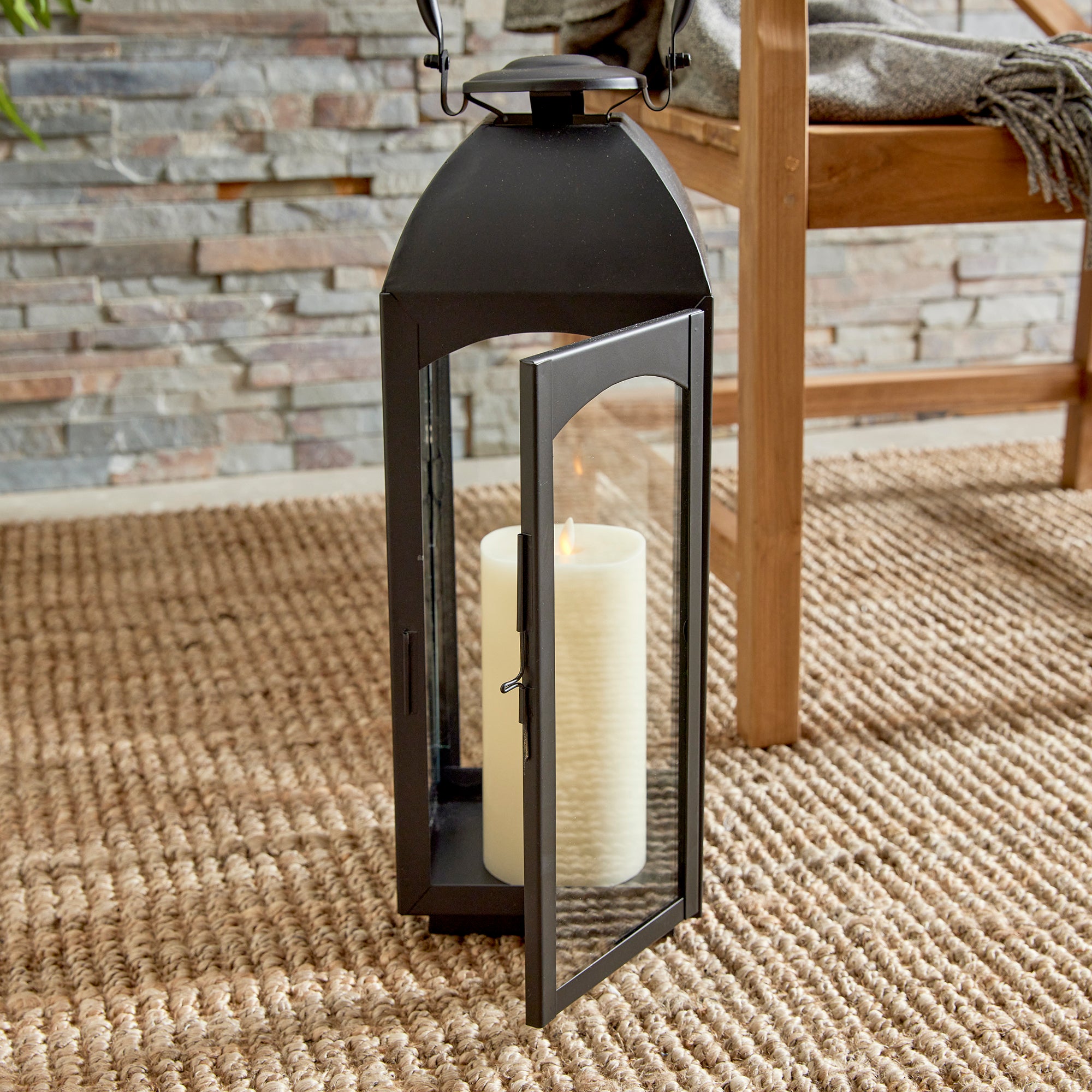 Antoinne Outdoor Lantern Large - View 8