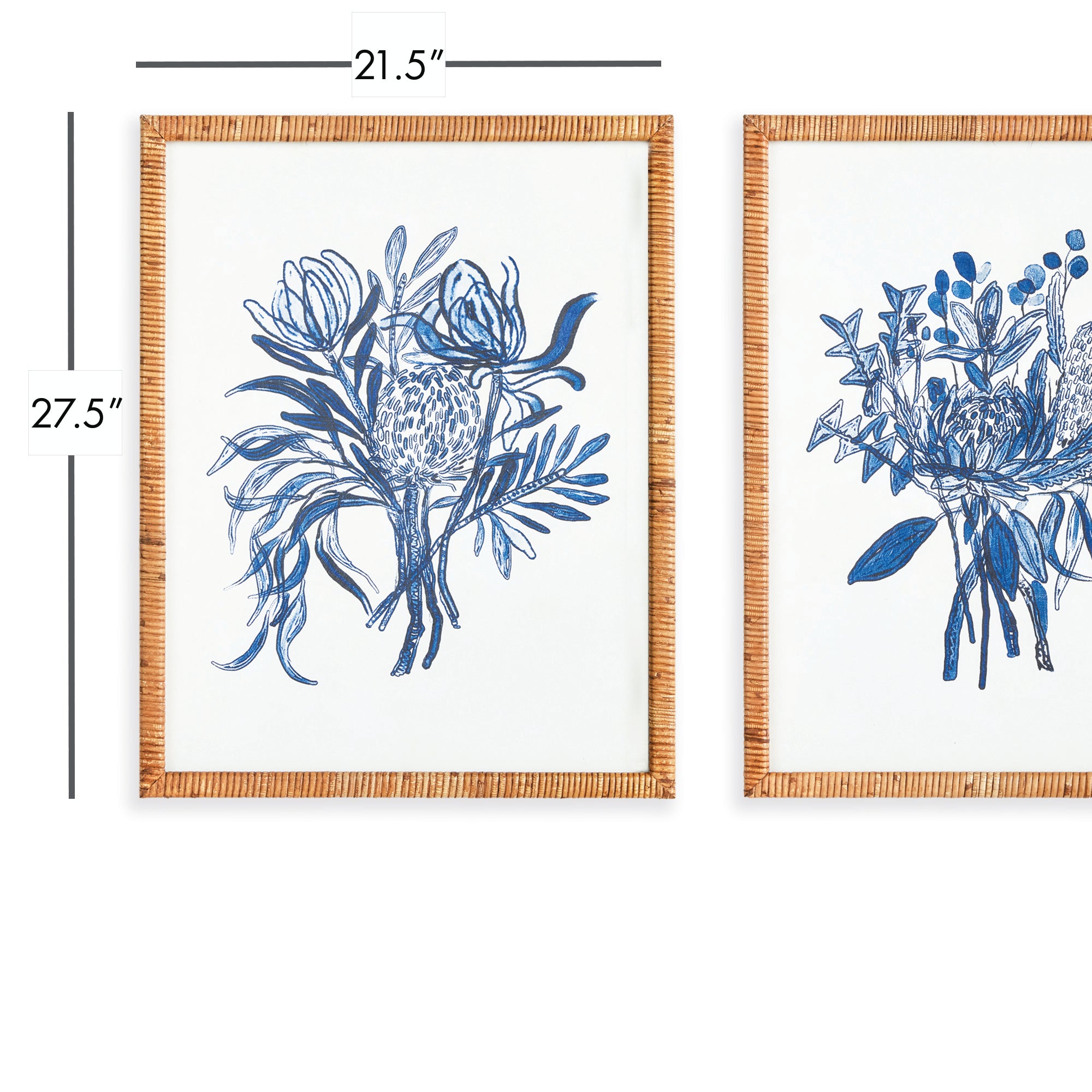 Banksia Bouquet Prints, Set Of 2 - View 3