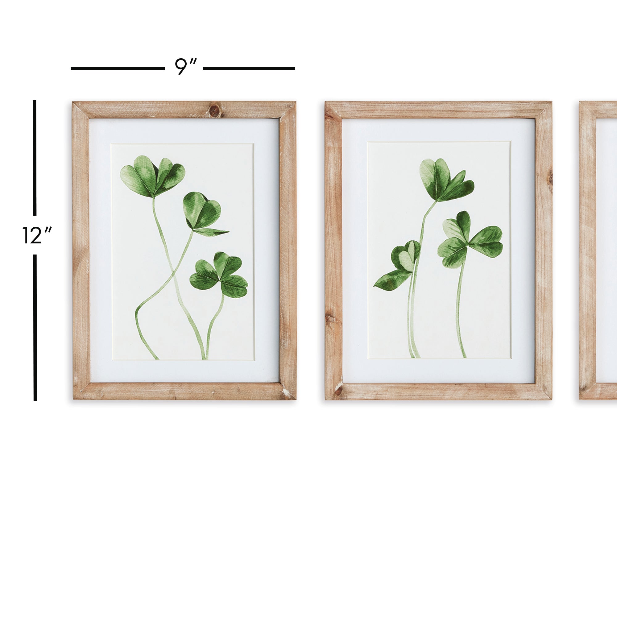 Clover Cuttings Petite Prints, Set Of 3 - View 2
