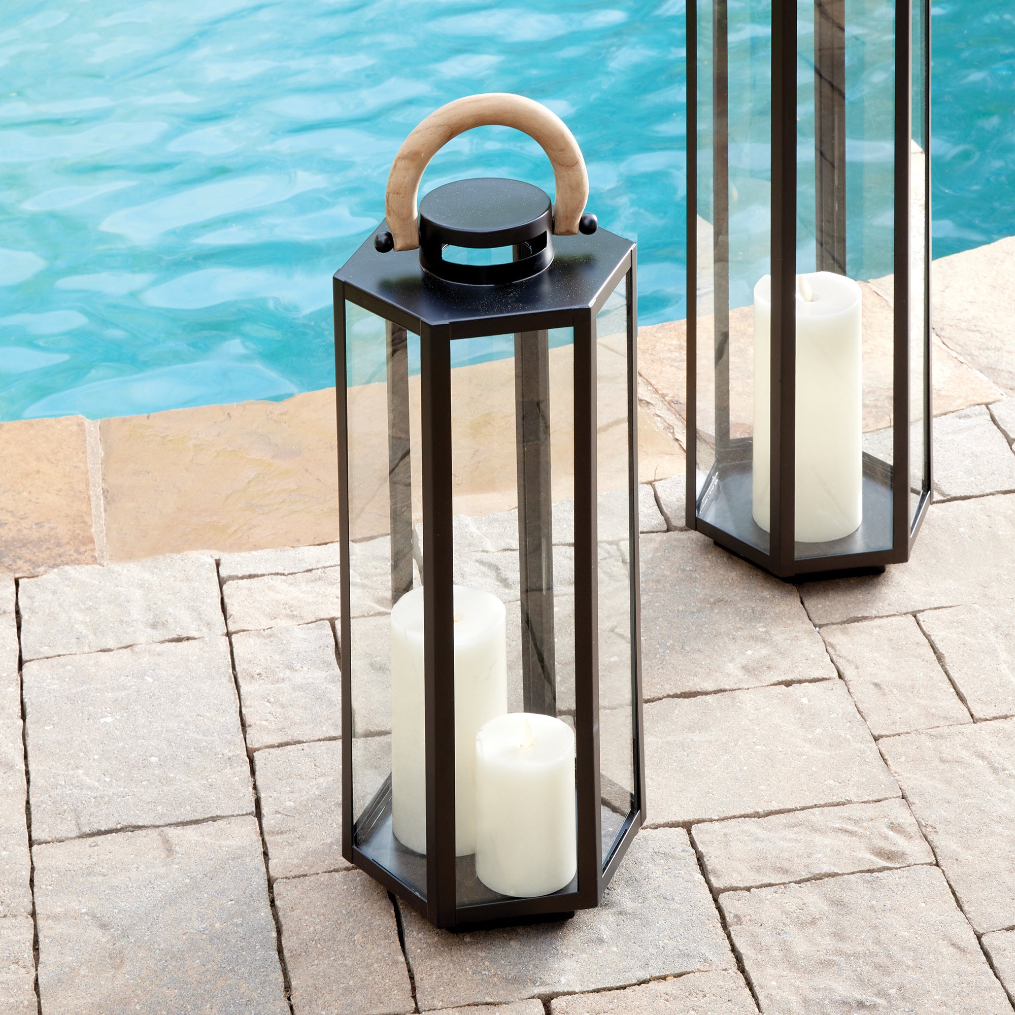 Dockside Outdoor Lantern Large - View 5