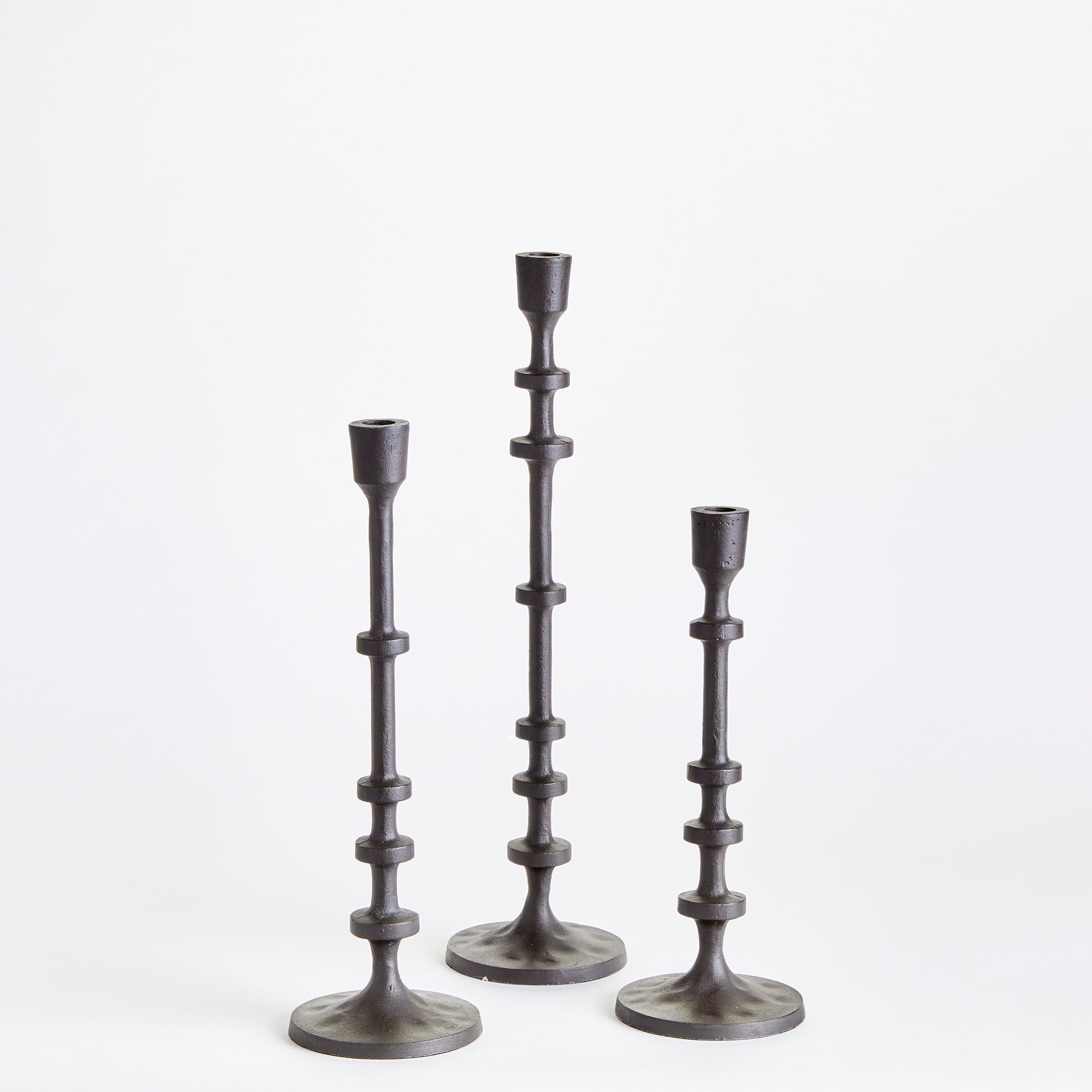 Abacus Taper Holders, Set Of 3 - View 2