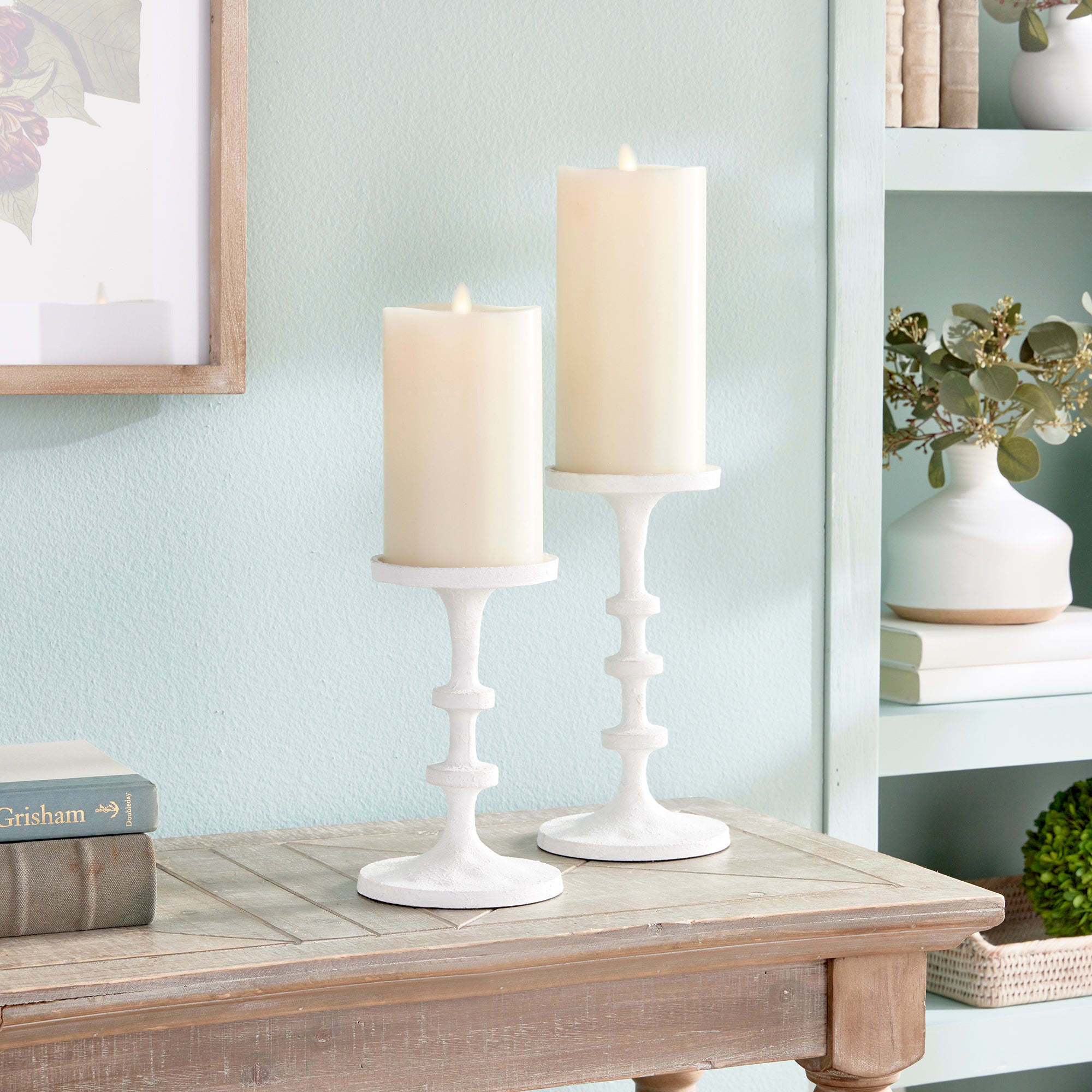 Abacus Petite Candle Stands, Set Of 2 - View 4