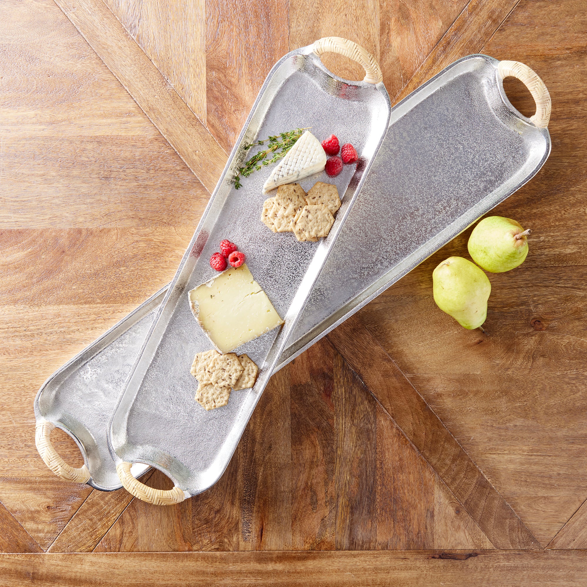 HELENA DECORATIVE LONG TRAYS, SET OF 2 - view 3