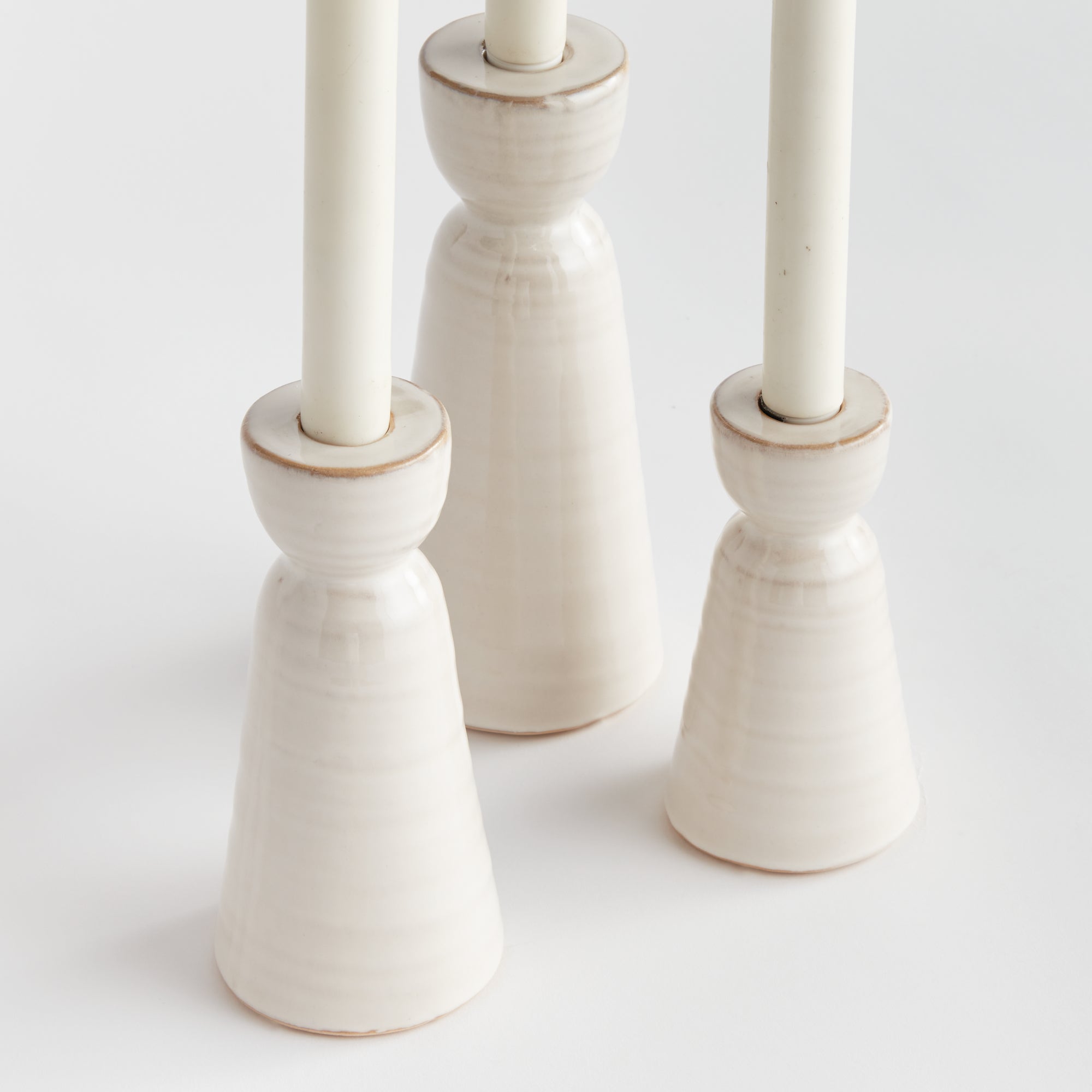 LIBBEY TAPER HOLDERS, SET OF 3 - view 2