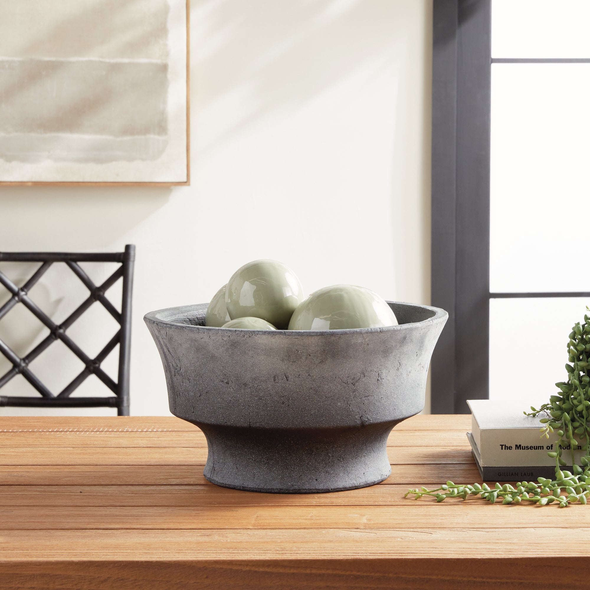 CEDRIC DECORATIVE FOOTED BOWL - view 4