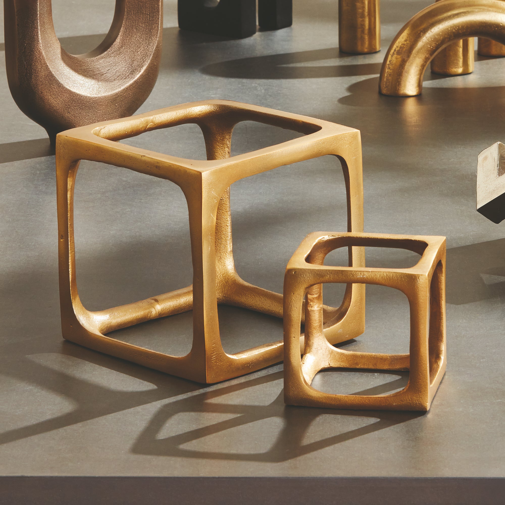 Cubist Sculptures, Set Of 2 - View 4
