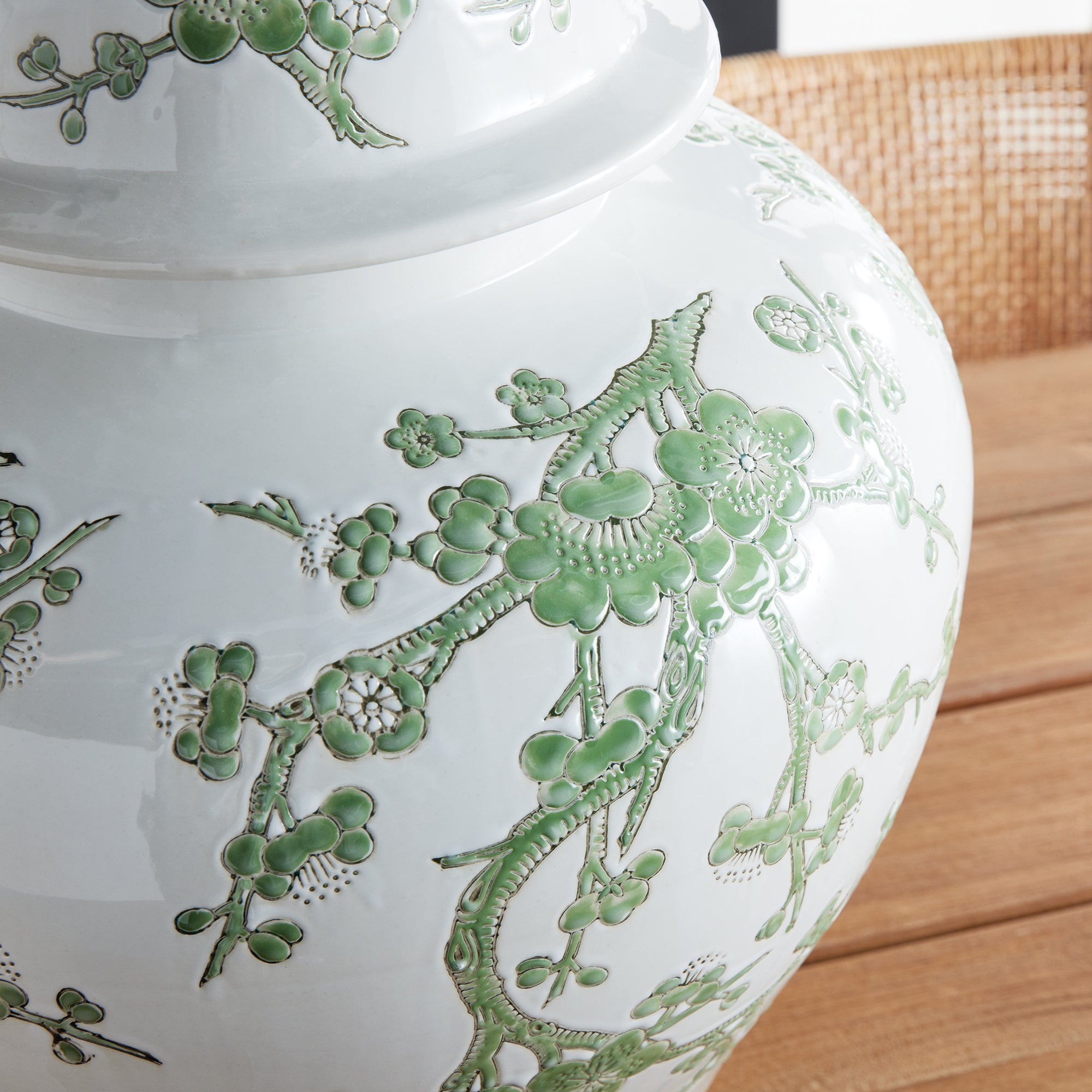 IMPERIAL EMPRESS LIDDED GINGER JAR - view 8