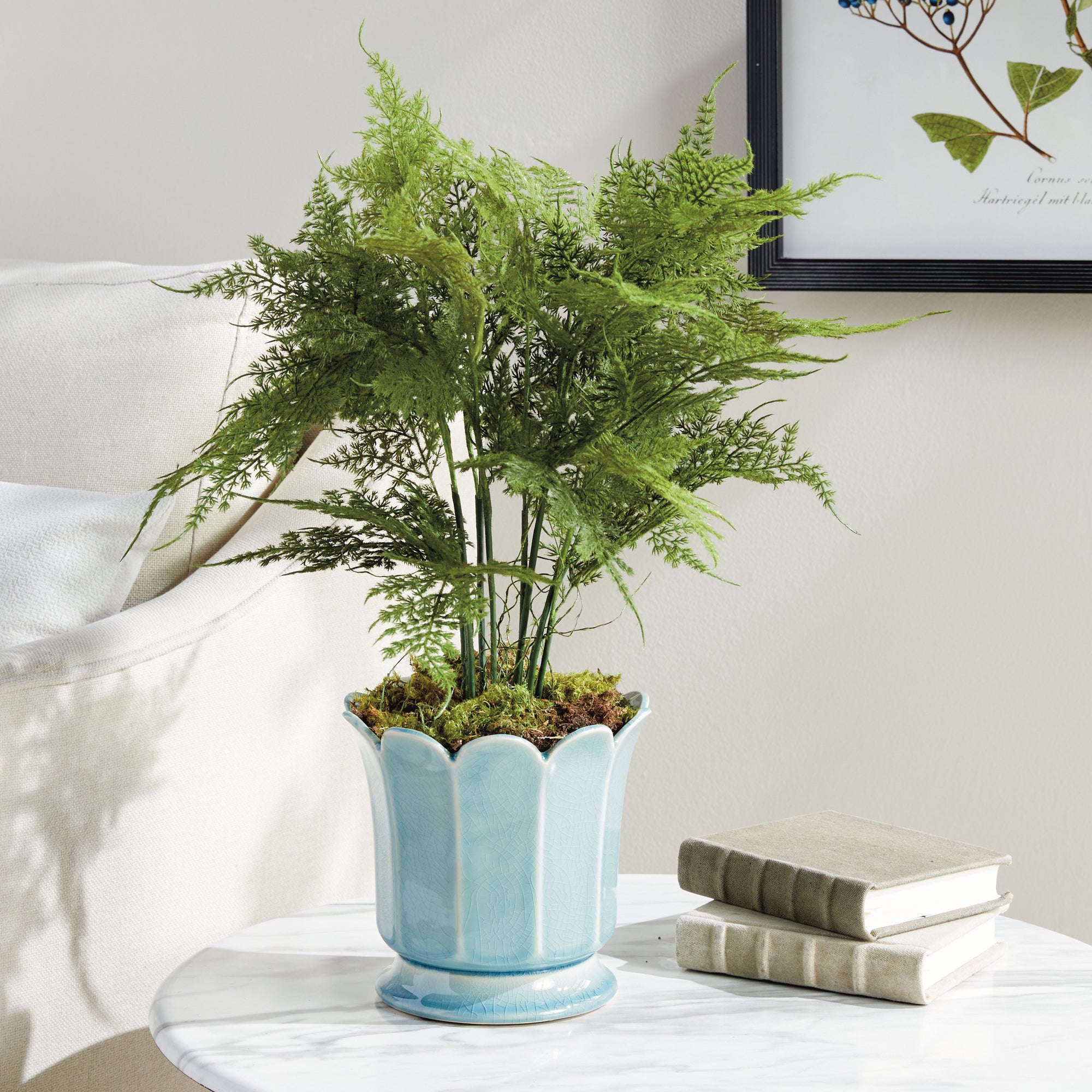 Plumosa Fern Drop-In 21" - View 6