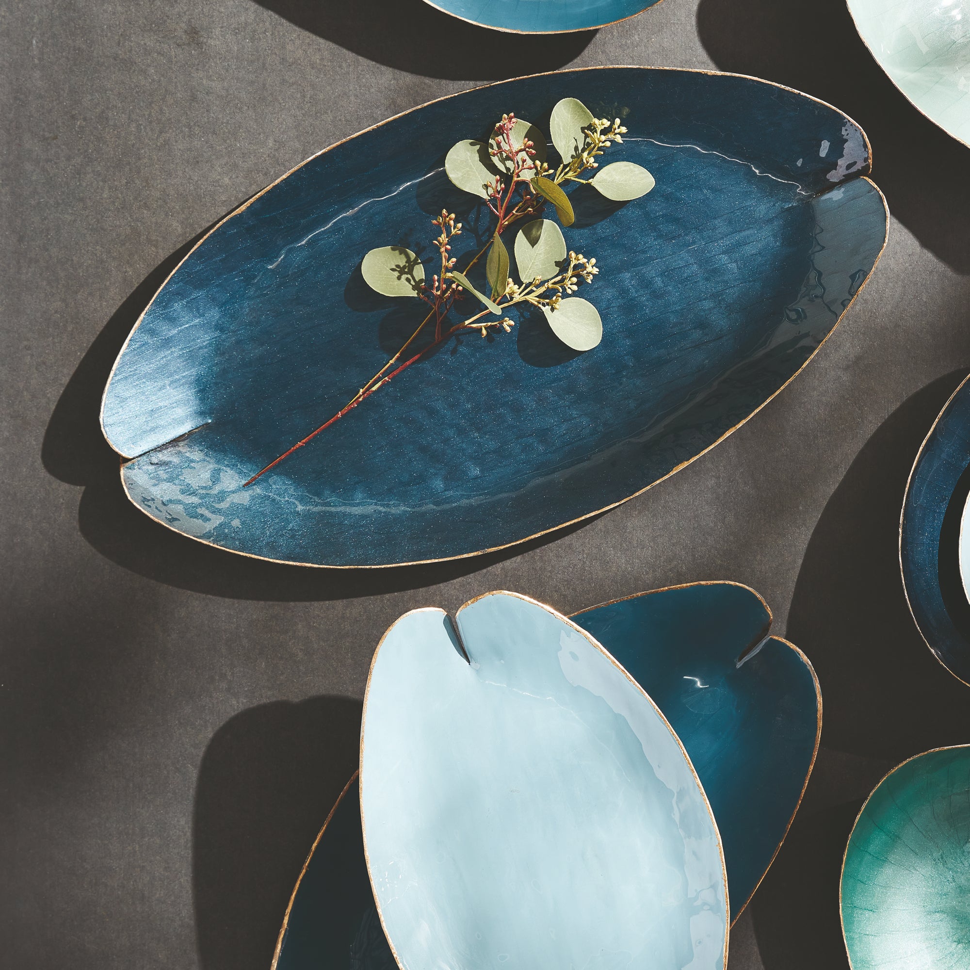 CAMDEN DECORATIVE TRAYS, SET OF 3 - view 7