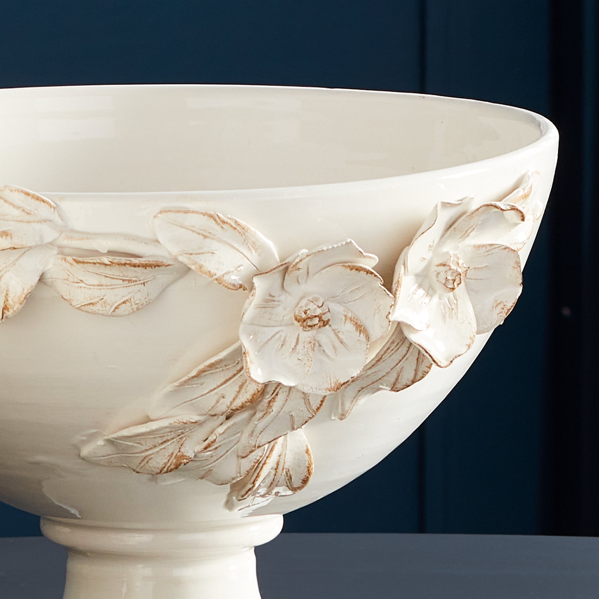FIORI DECORATIVE FOOTED BOWL - view 5