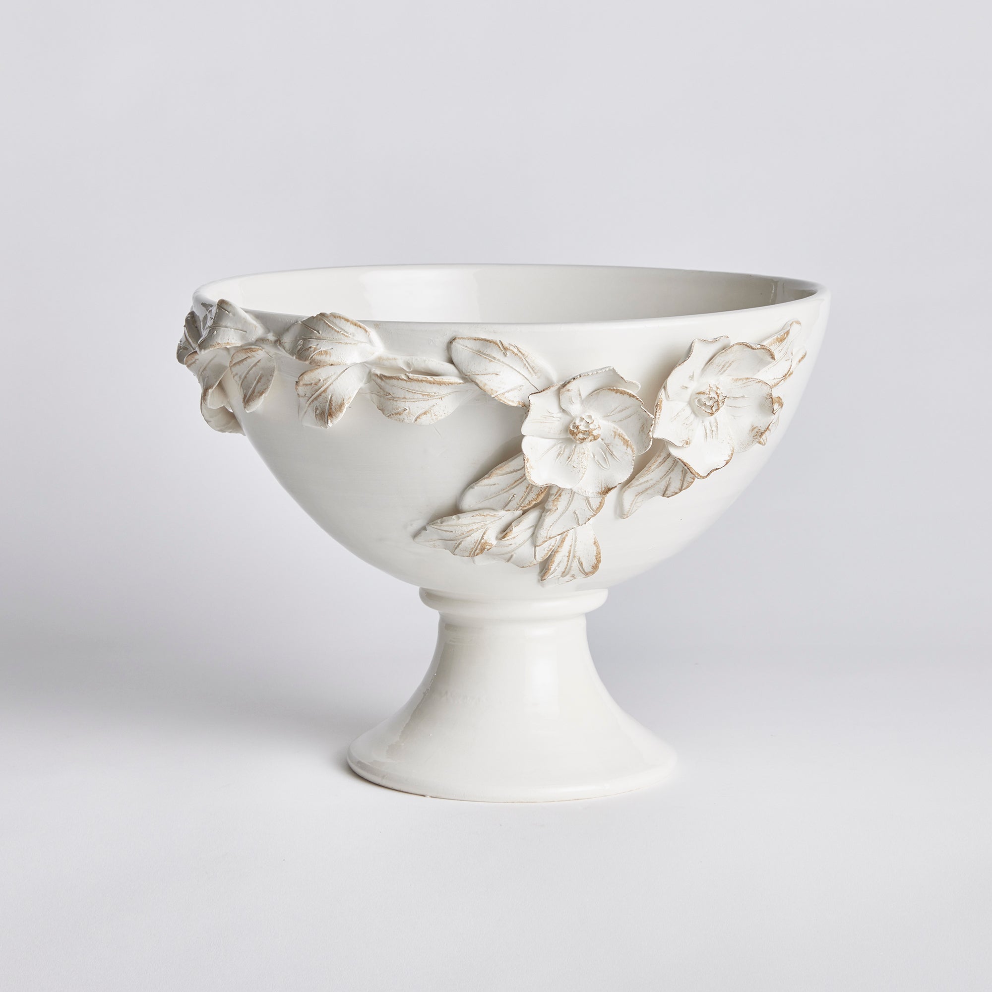 FIORI DECORATIVE FOOTED BOWL - view 2