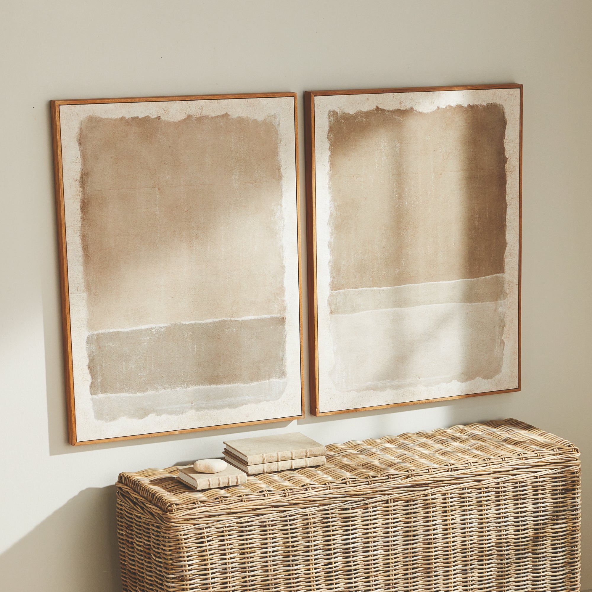 COMPOSITION IN TAUPE GICLEES, SET OF 2 - view 4