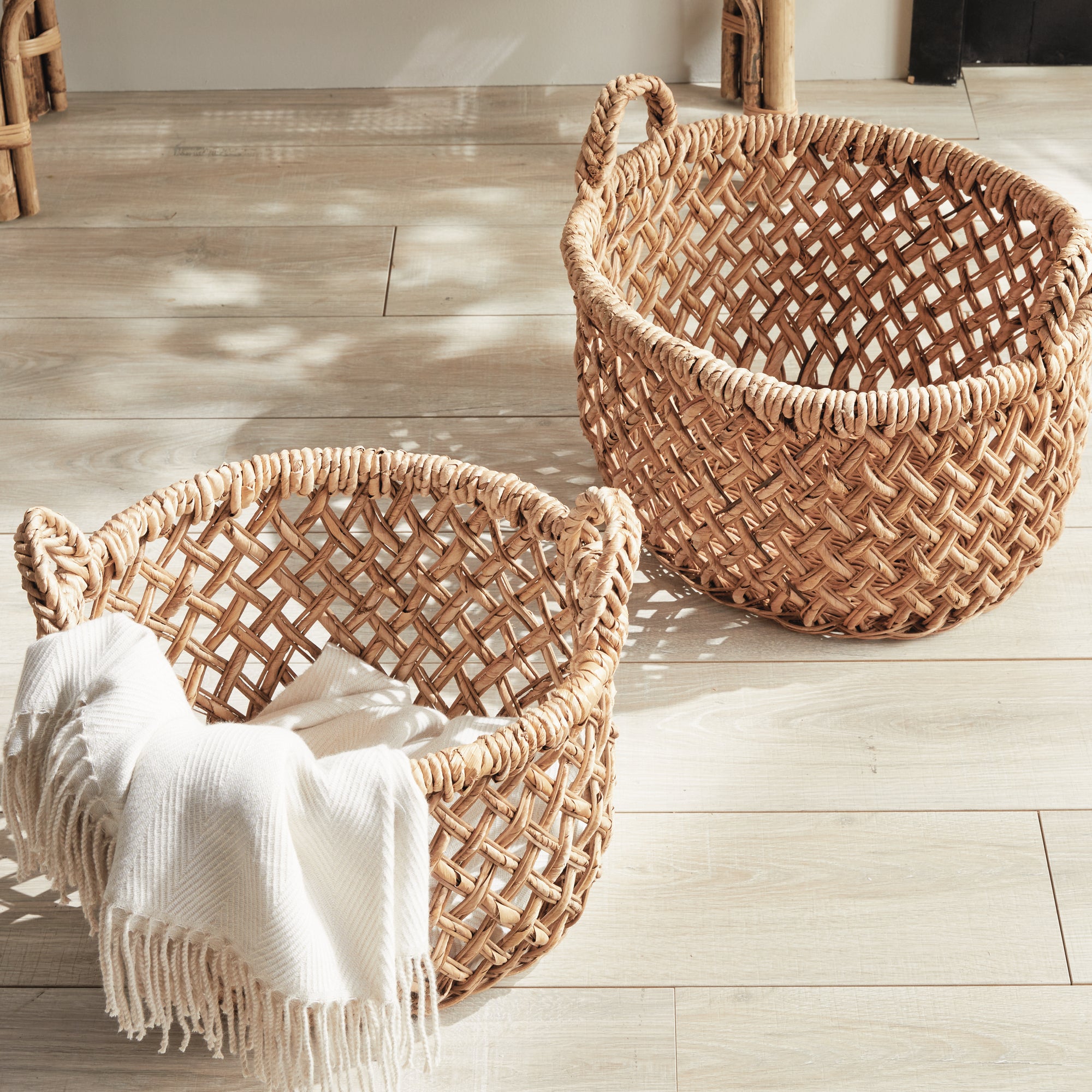 EMLYN BASKETS WITH HANDLES, SET OF 2 - view 6
