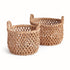 Emlyn Baskets With Handles, Set Of 2