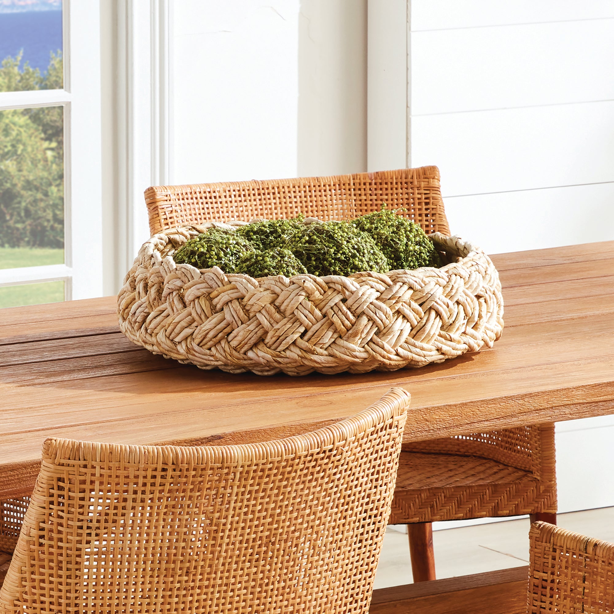 Abaca French Braided Baskets, Set Of 2 - View 5