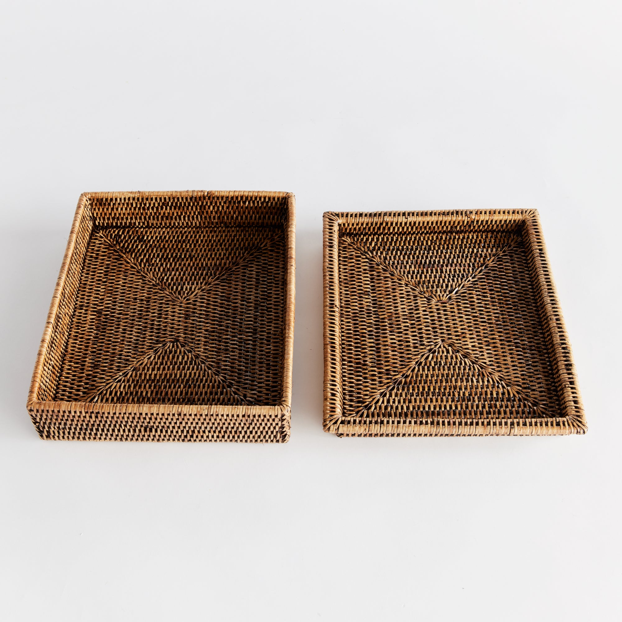 Burma Rattan Lidded Letter Box - View 3