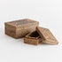 BURMA RATTAN RECTANGULAR LIDDED BOXES, SET OF 2 - view 2