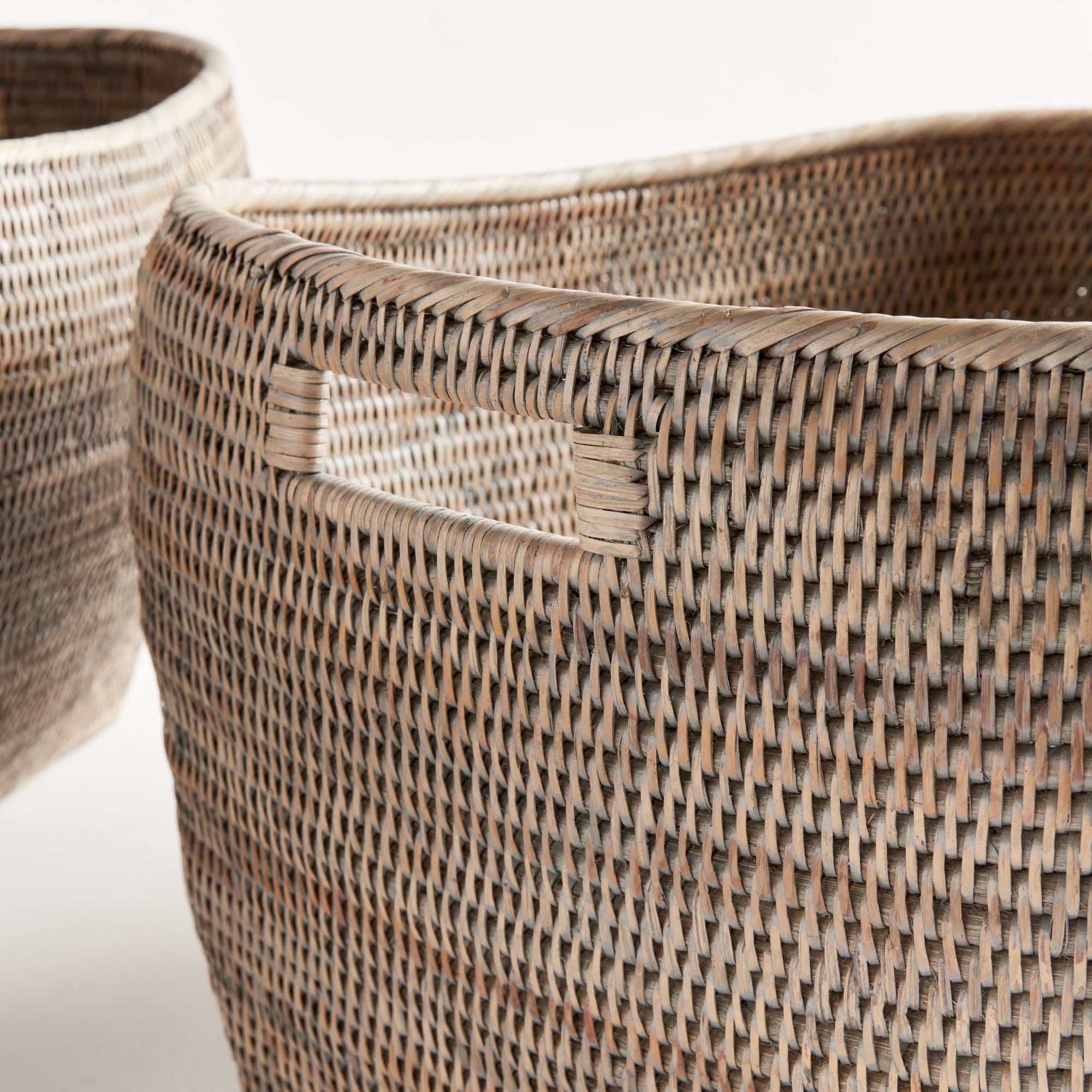 BURMA RATTAN FAMILY BASKETS, SET OF 3 - view 5