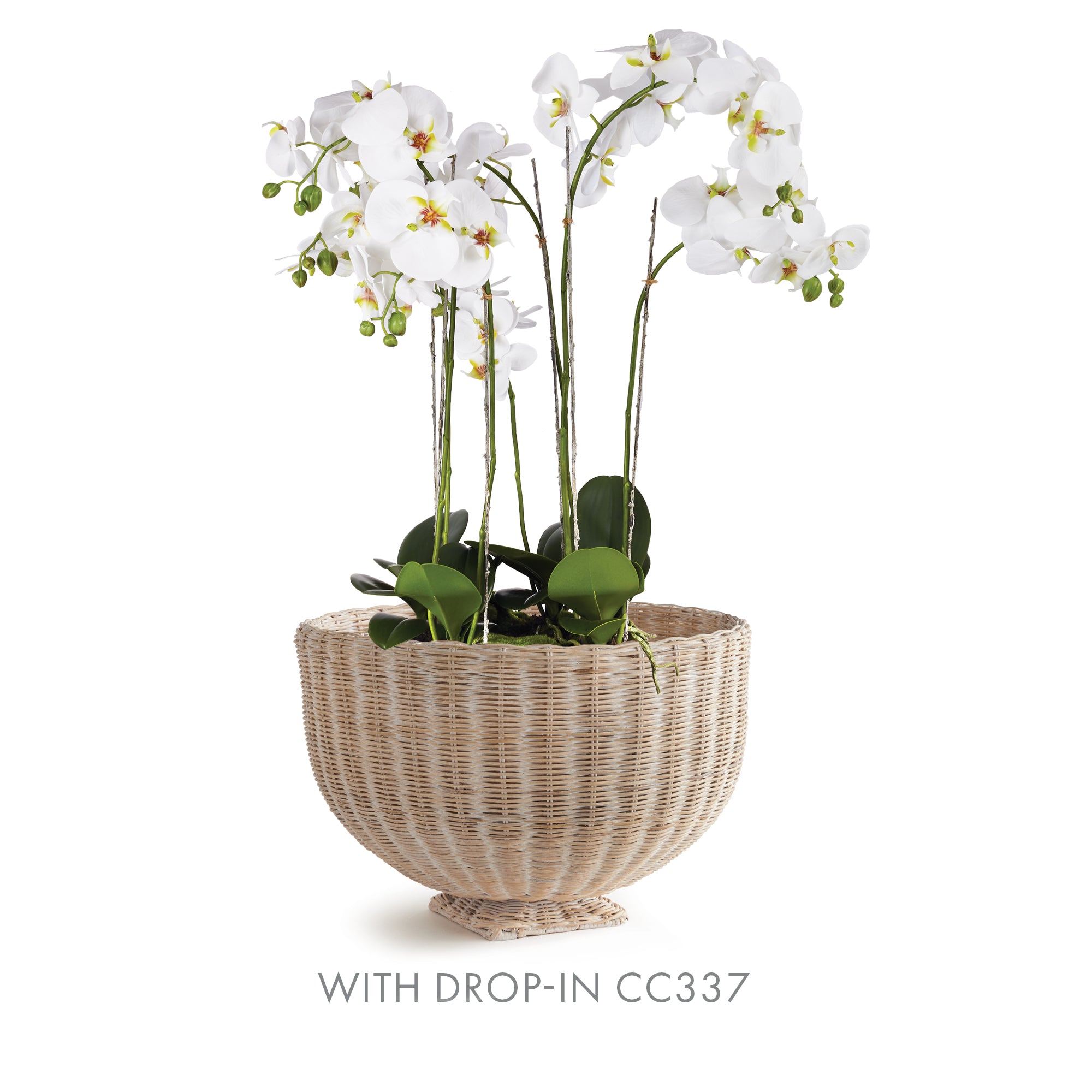 CHARLESTON RATTAN FOOTED BOWL - view 5