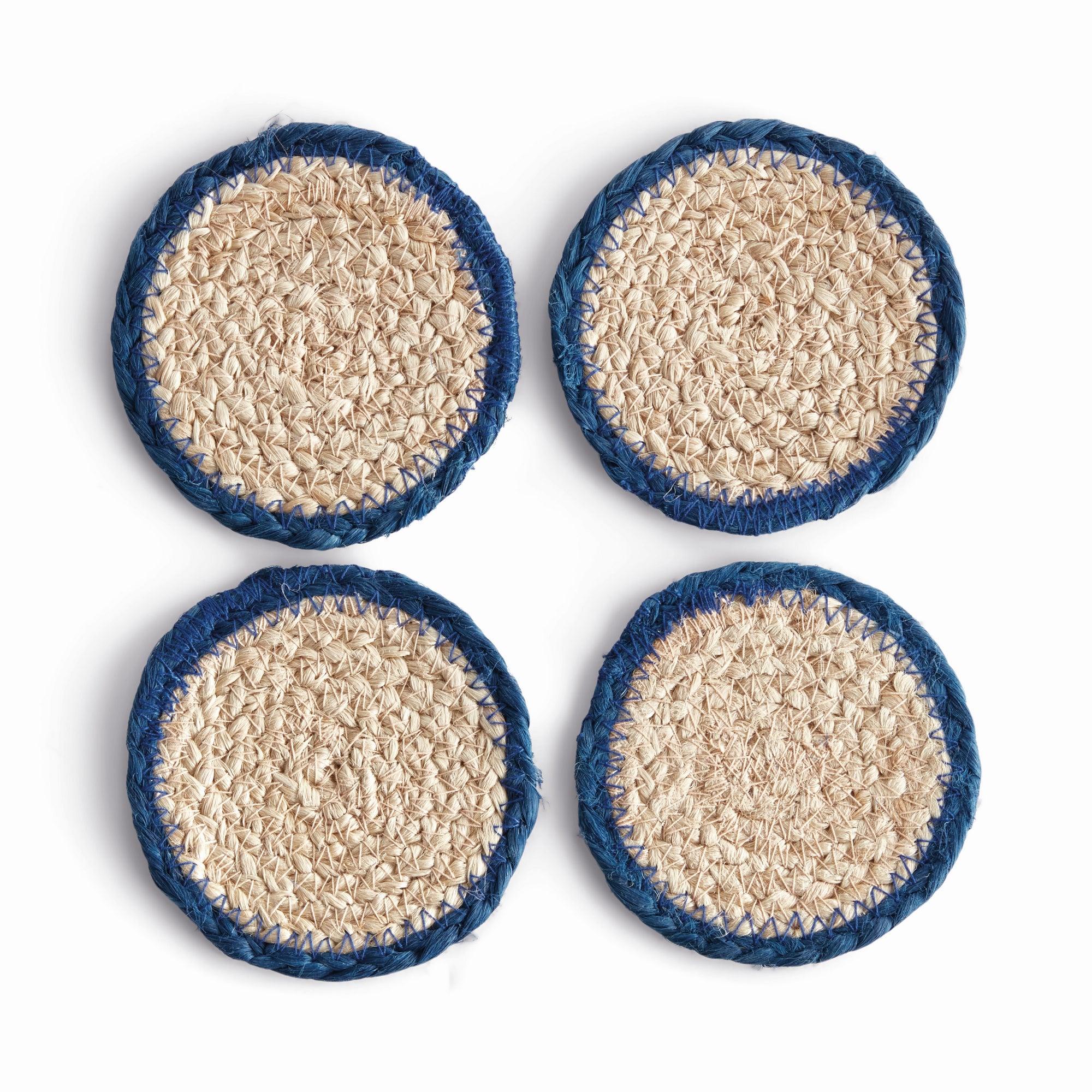 Jute Coasters, Set Of 4