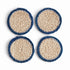 Jute Coasters, Set Of 4