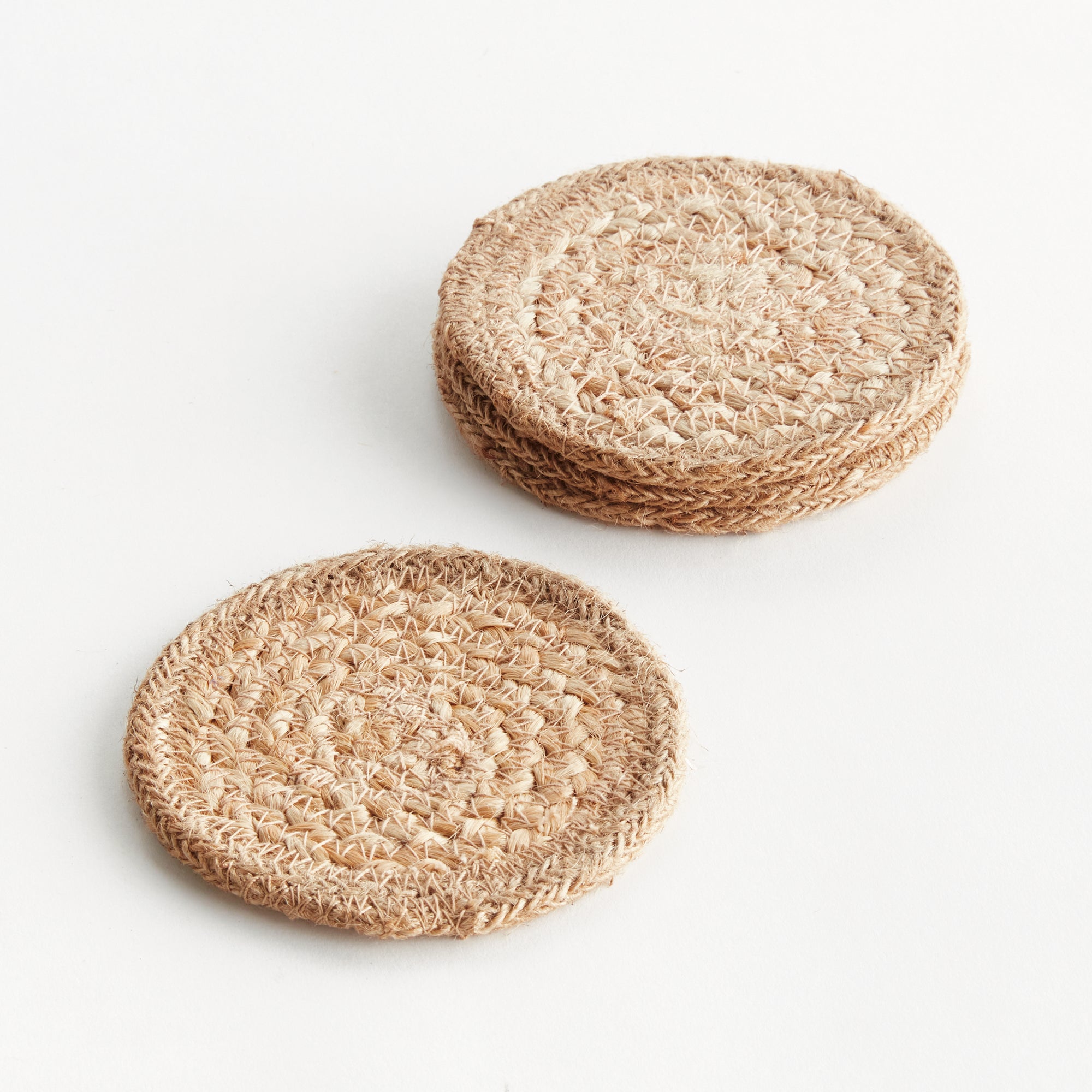 Jute Coasters, Set Of 4 - View 3