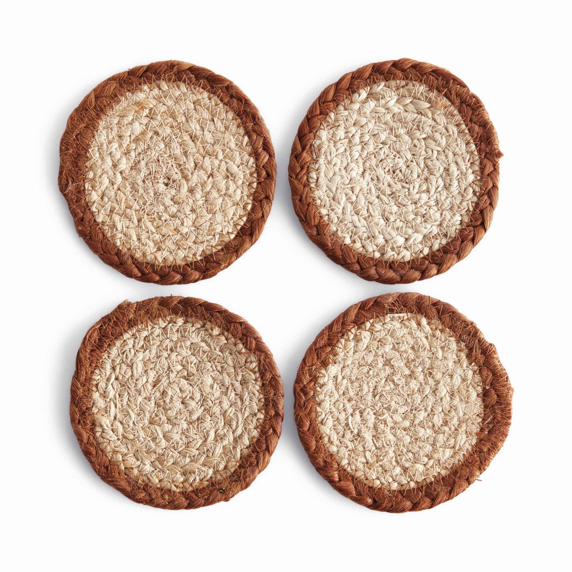 Jute Coasters, Set Of 4
