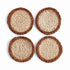 Jute Coasters, Set Of 4