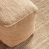 Jute Square Pouf - View 5