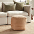 Jute Square Pouf - View 3