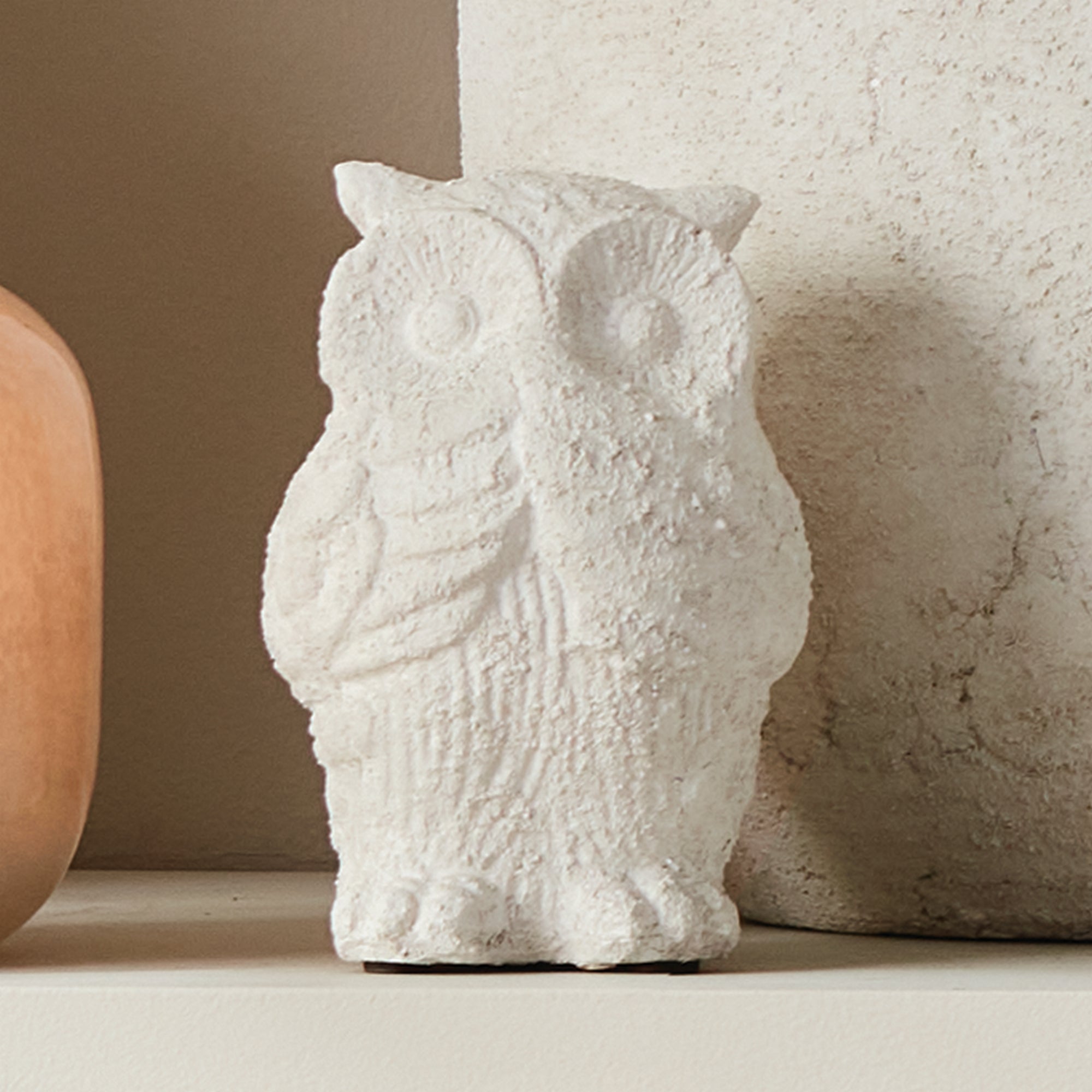 WEATHERED GARDEN OWL - view 4