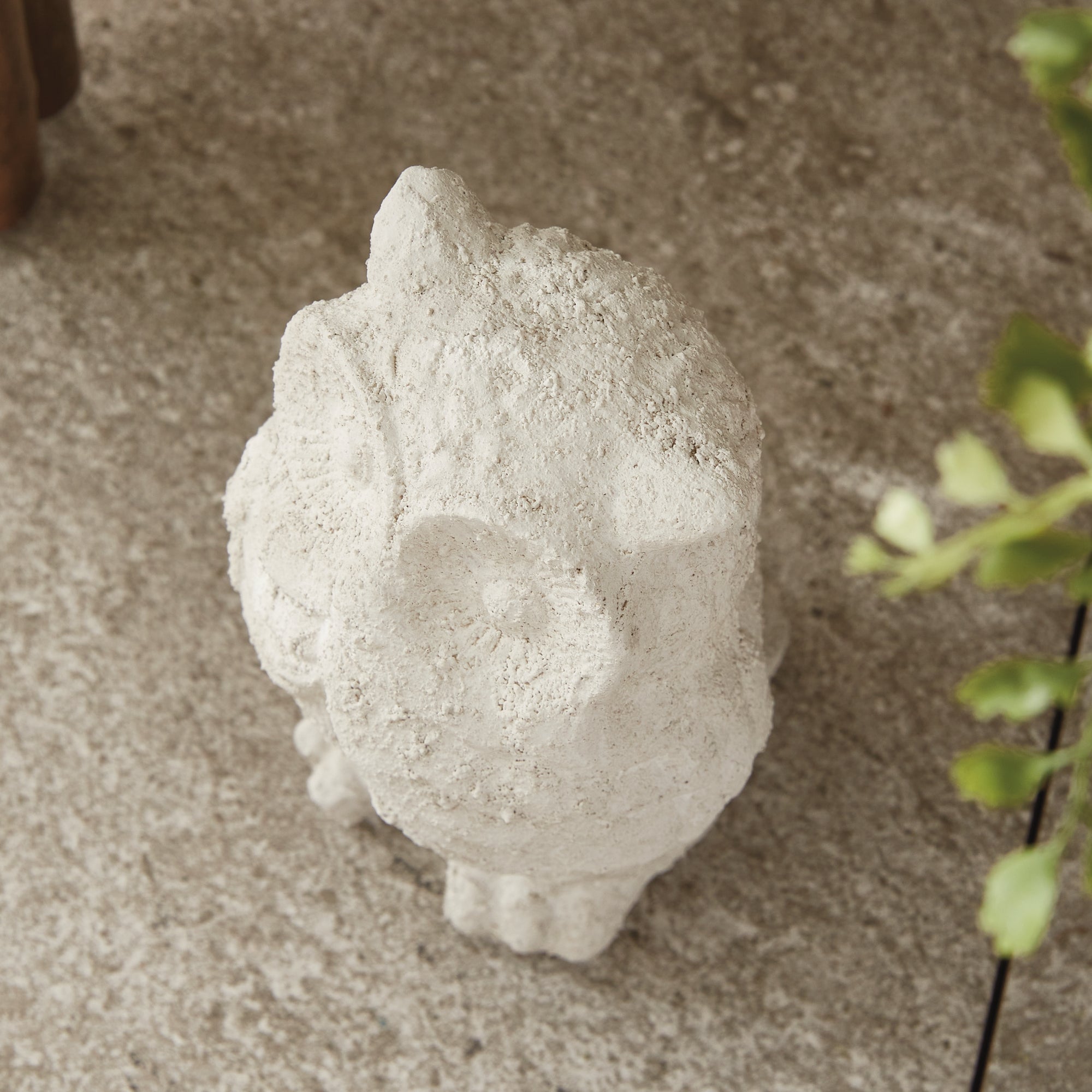 WEATHERED GARDEN OWL - view 7