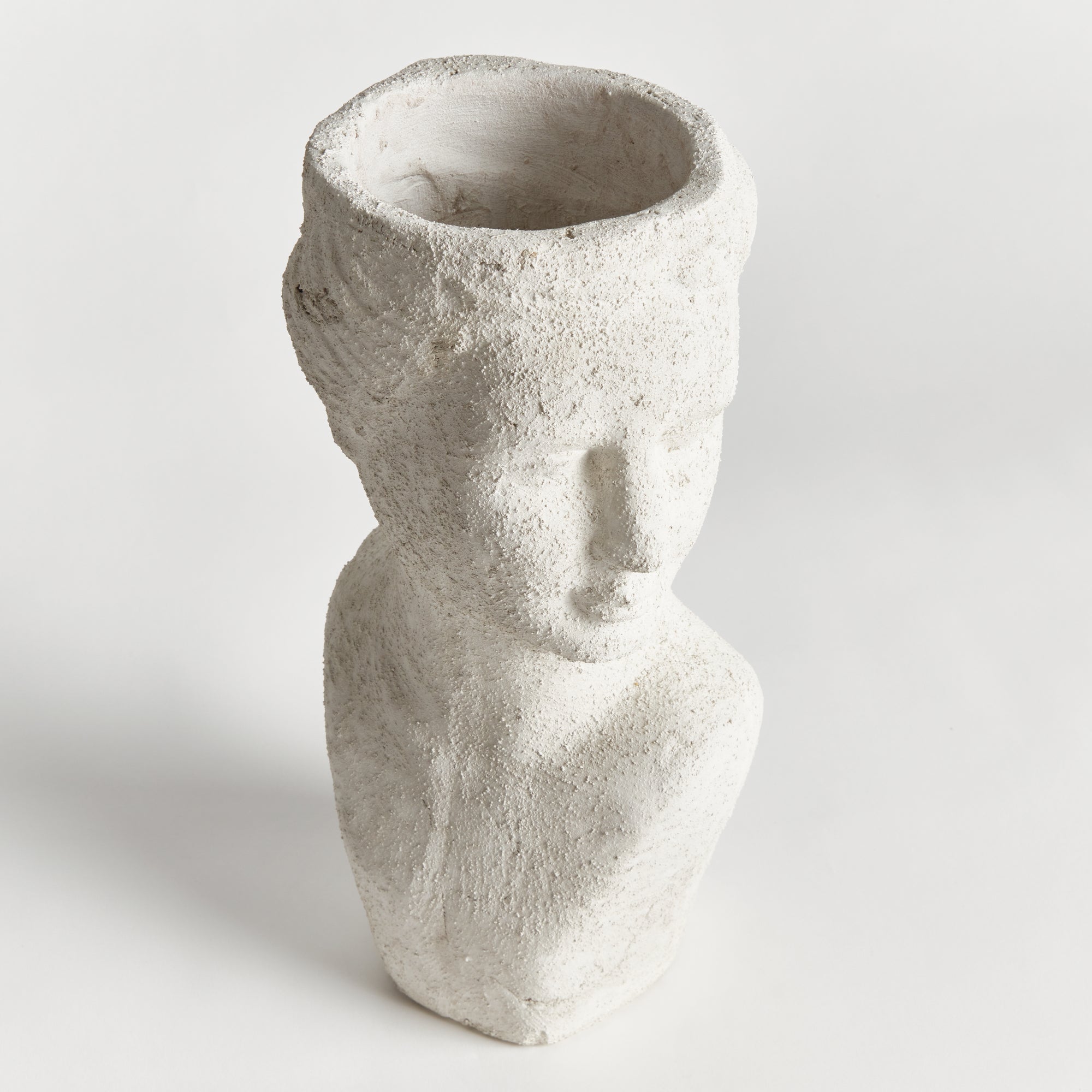 WEATHERED GARDEN FEMALE BUST PLANTER - view 2