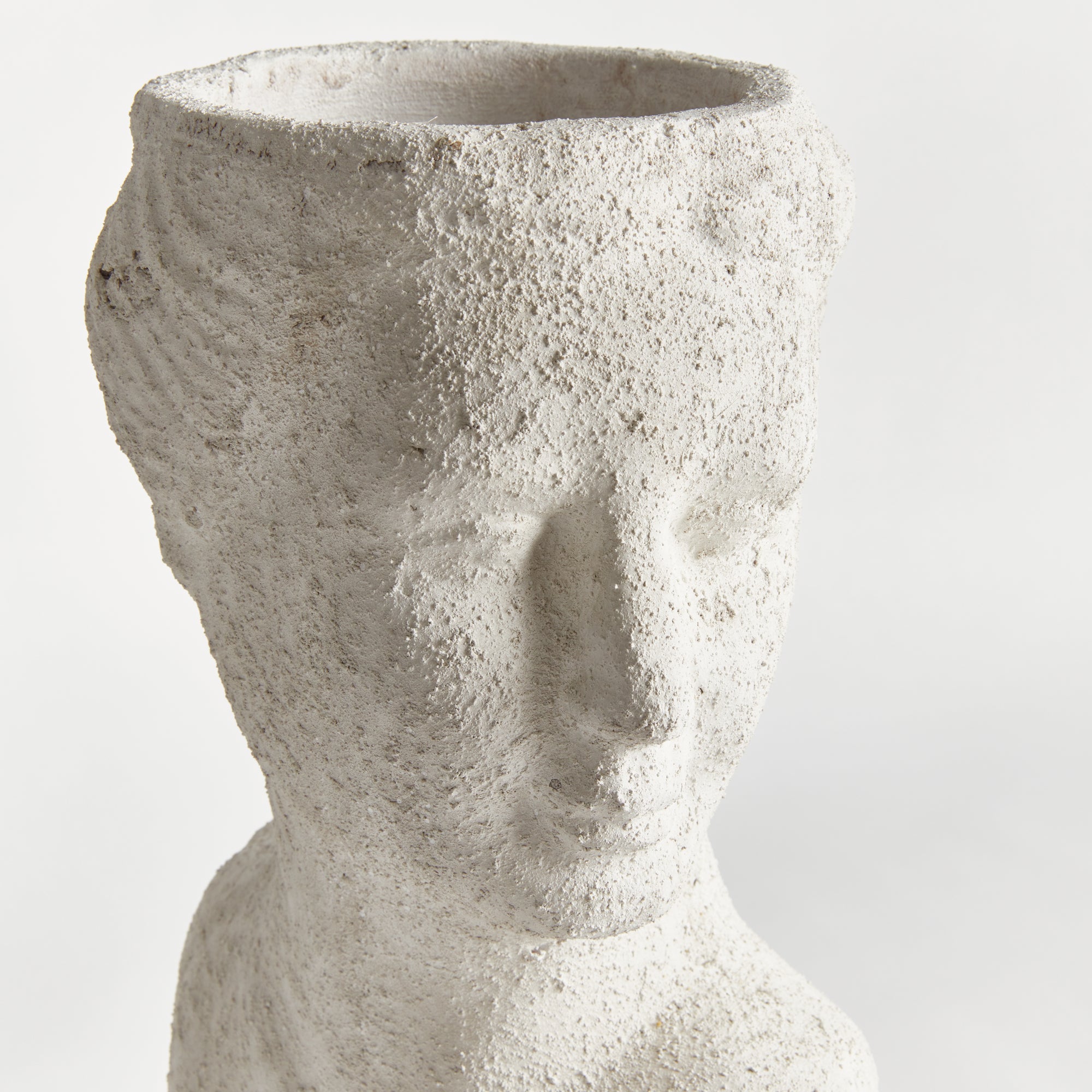 WEATHERED GARDEN FEMALE BUST PLANTER - view 5